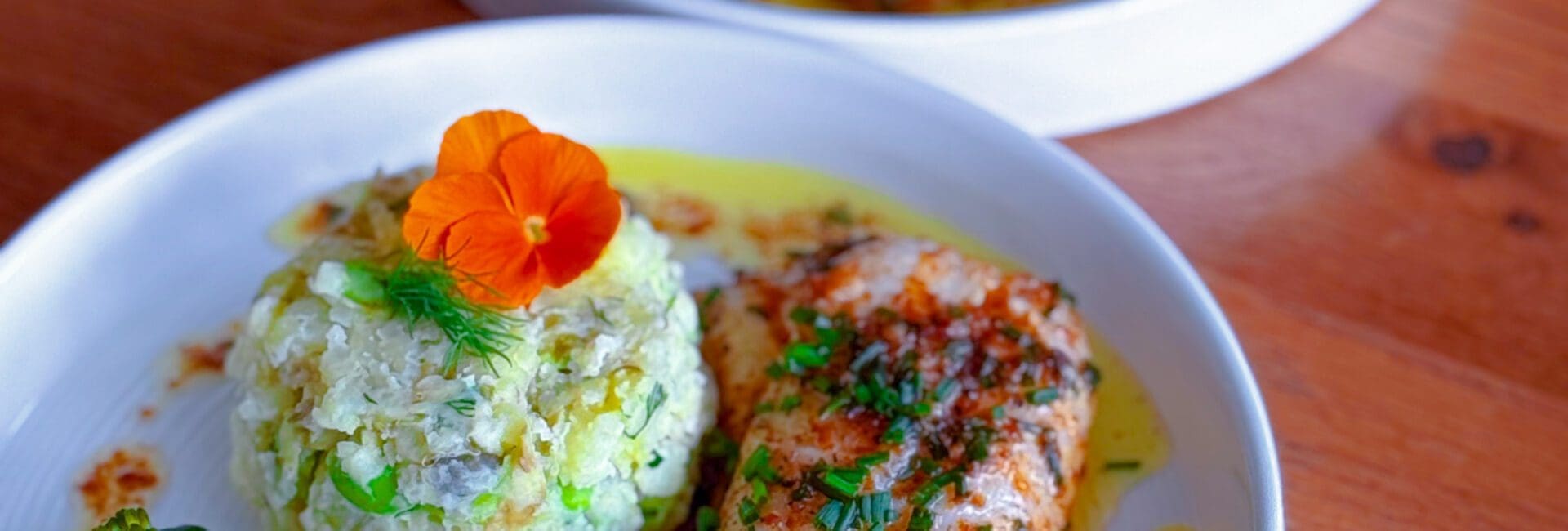 Cornish-Hake-with-Smoked-Garlic-Butter-and-Jersey-Royal-Salad