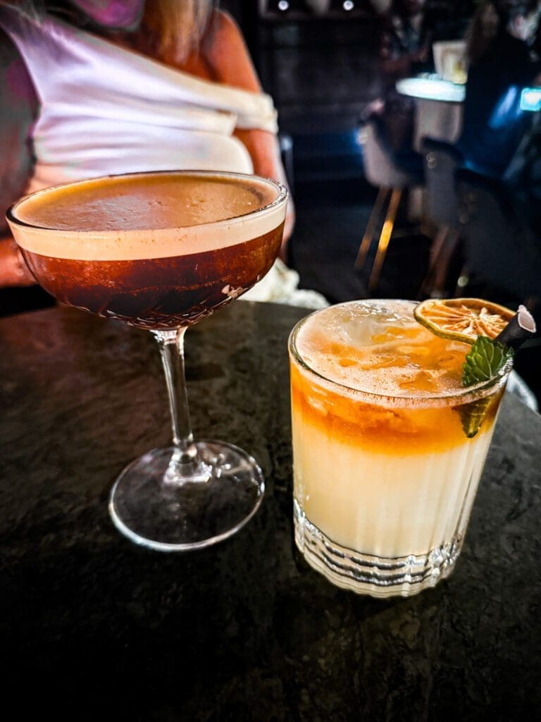 Bespoke cocktail at Neo Cultural – hidden gem to discover while planning where to eat in Palma