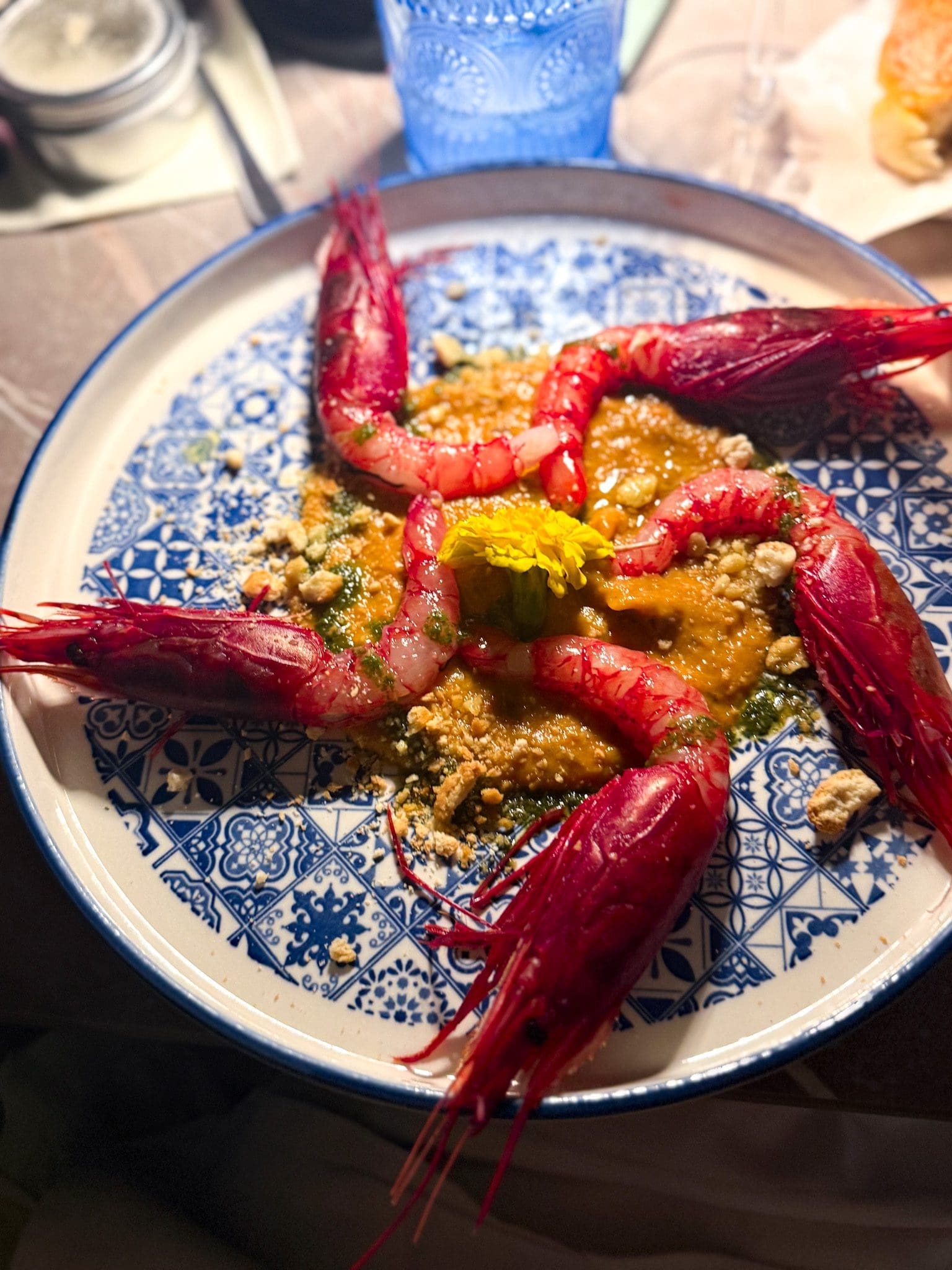 Restaurant dish from Ortigia in Sicily
