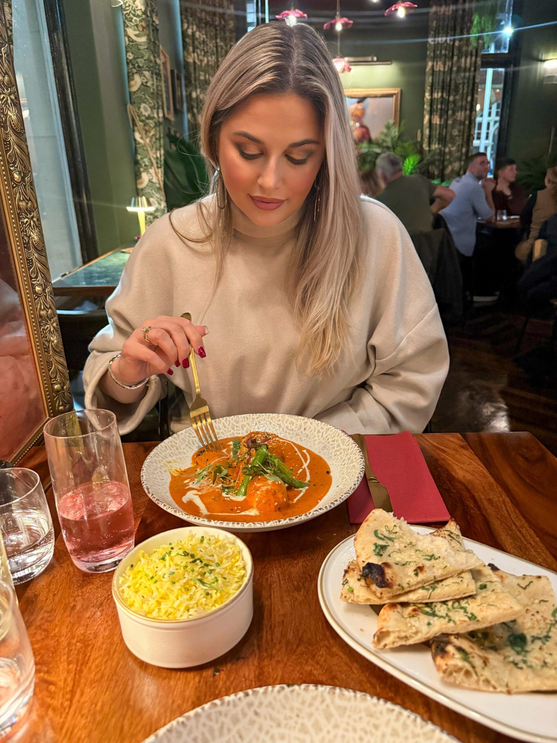 Restaurant dish from SKEIN Nottingham featured on Hey Lolly
