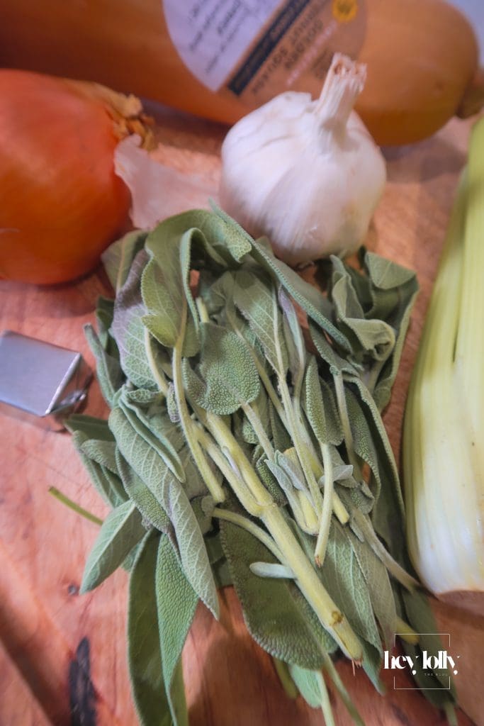sage leaves for sage brown butter