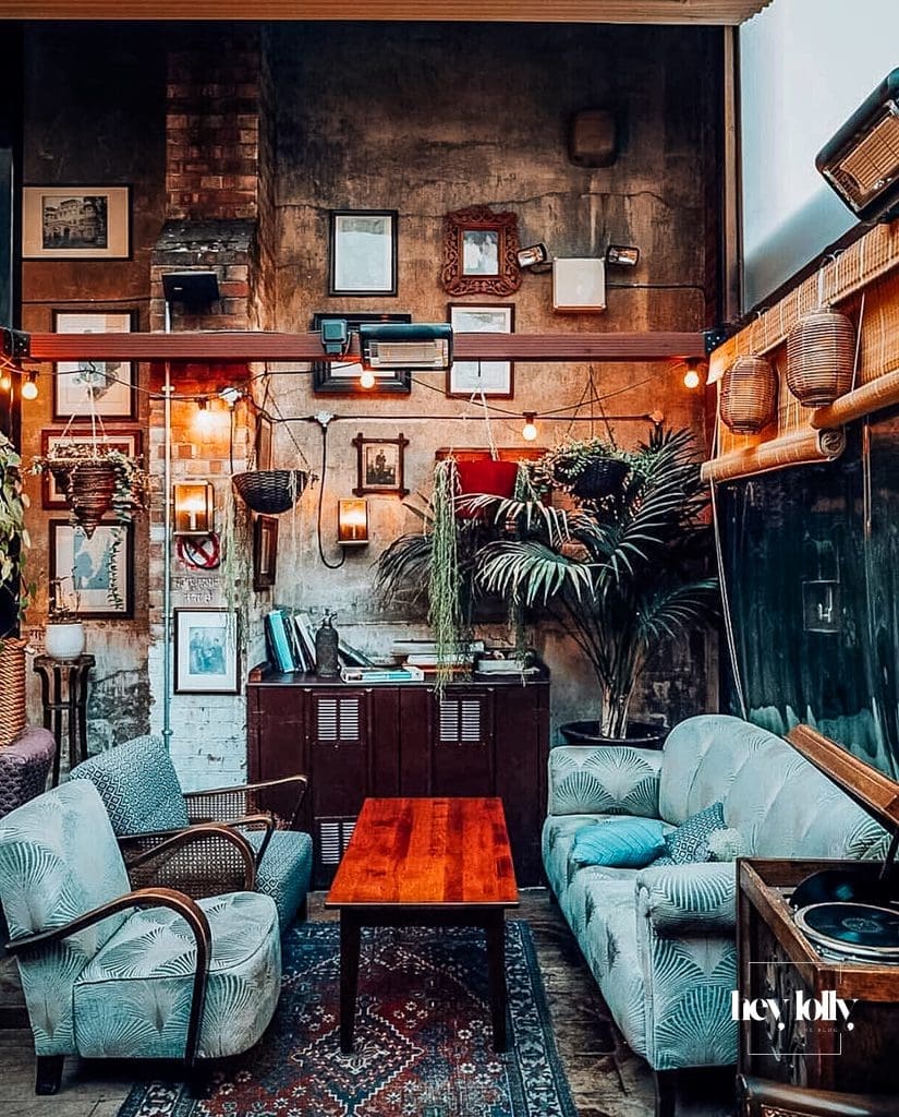 Inside Dishoom Shoreditch restaurant in East London