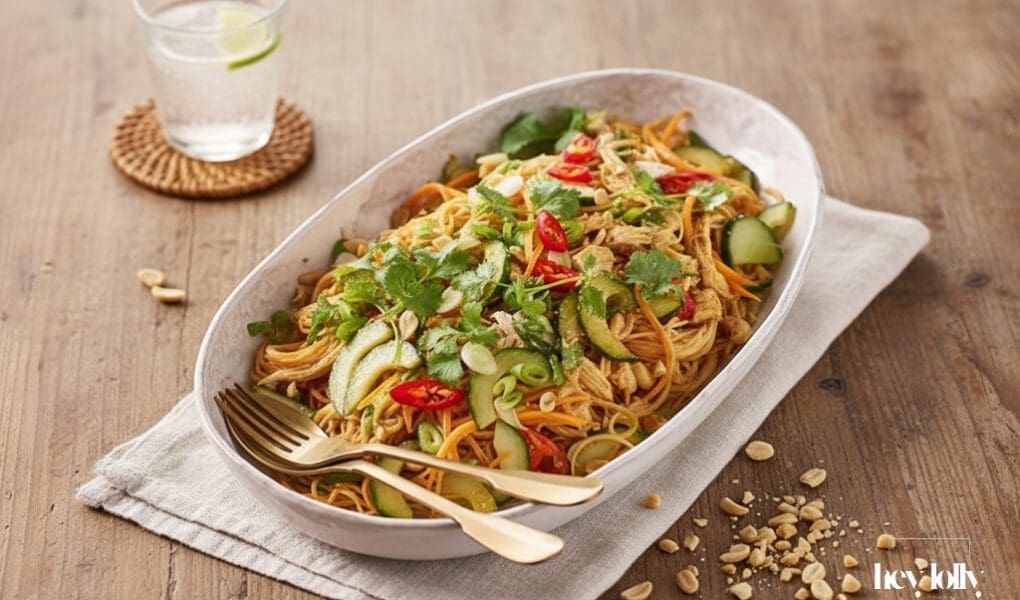 bang bang turkey noodle salad