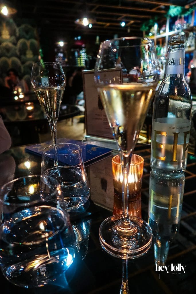 Veuve Clicquot champagne served at COYA City Friday night brunch