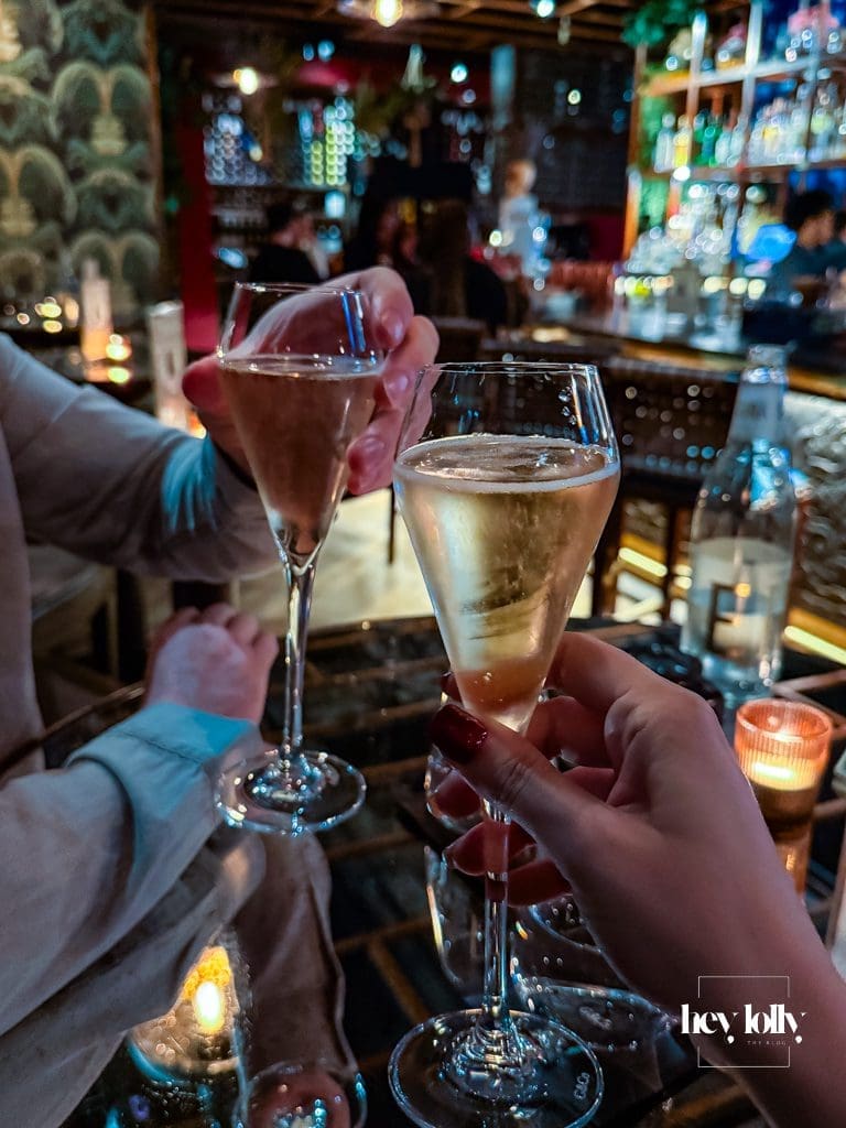 Veuve Clicquot champagne served at COYA City Friday night brunch
