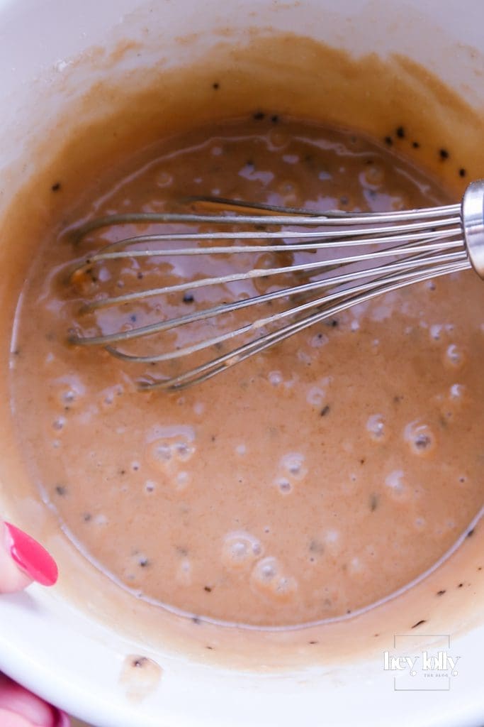 pecan and coffee cake batter