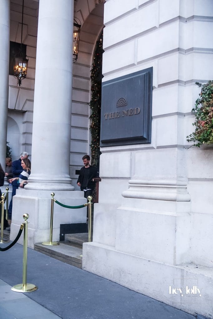 Exterior of The Ned London on Poultry in the City of London, former Midland Bank building