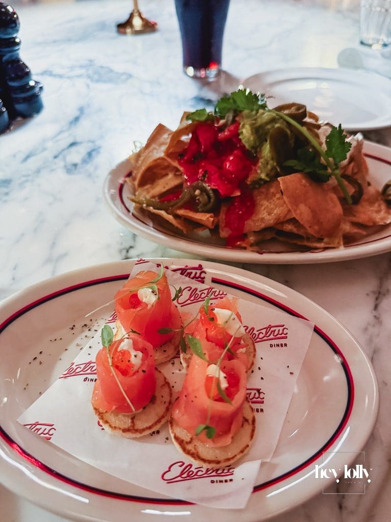 American-style diner inside The Ned London hotel