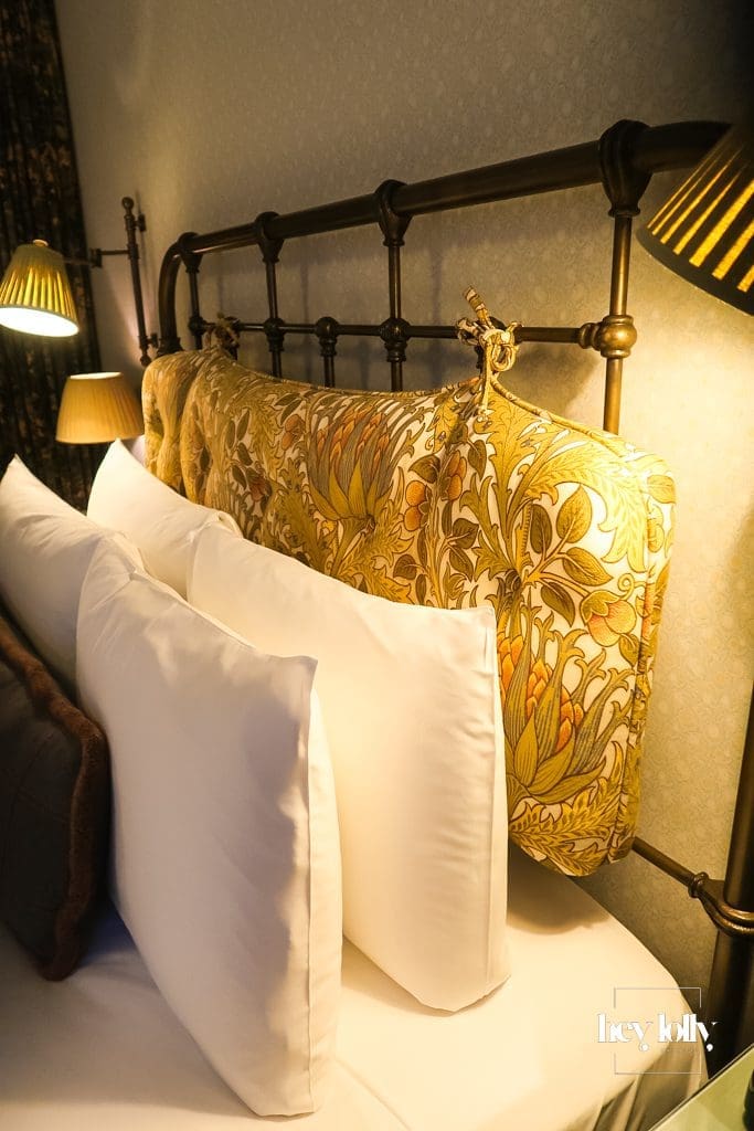 Bedroom in cosy room at The Ned London hotel