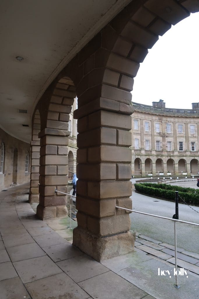 Exterior of the Crscent at The Buxton Crescent Hotel