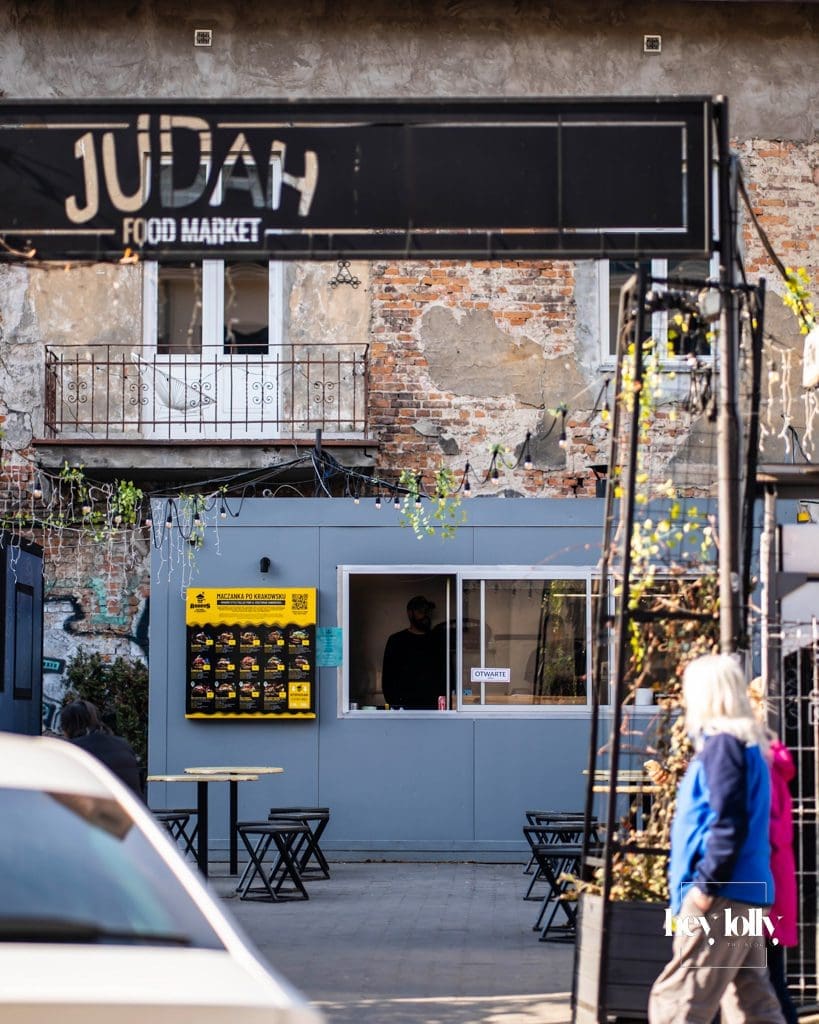 Andrus food truck and food market in Krakow Kazimierz