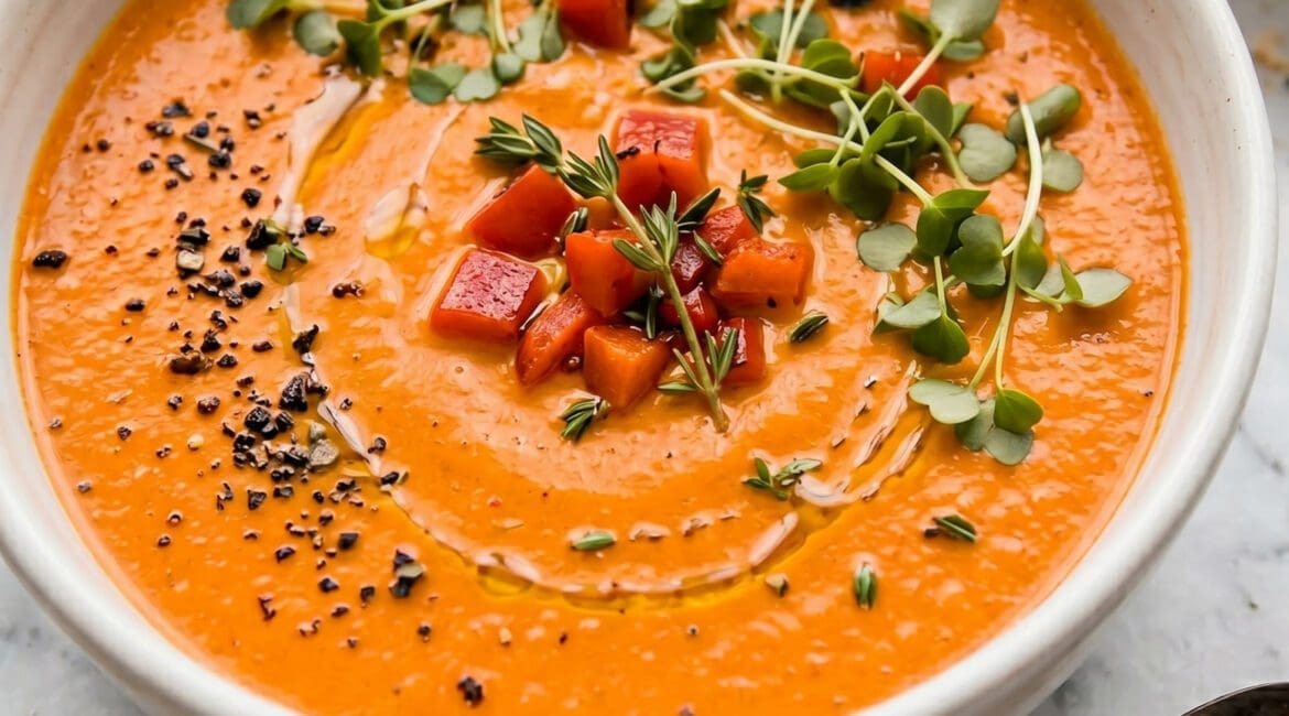 roasted red pepper and paprika soup