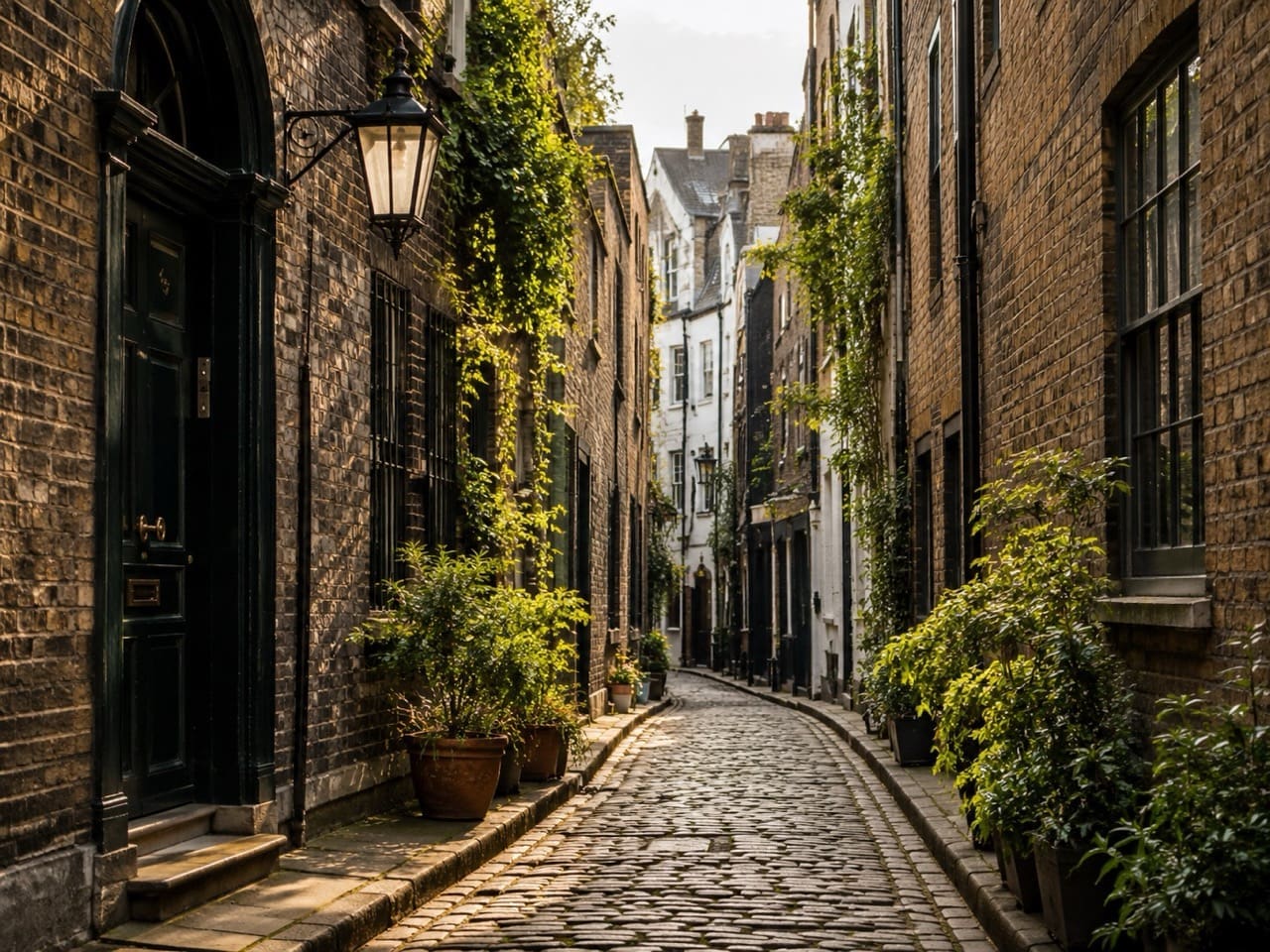 Hidden London alleyway for a secret London walking tour