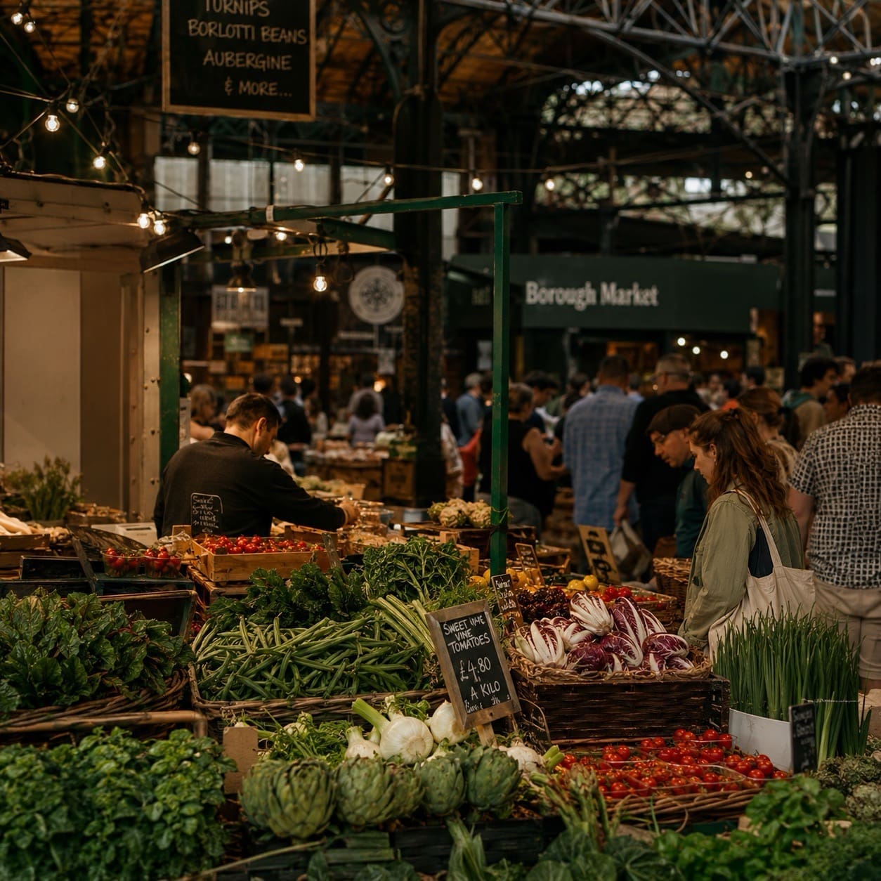 Borough Market food tour in London for first-time visitors who love food