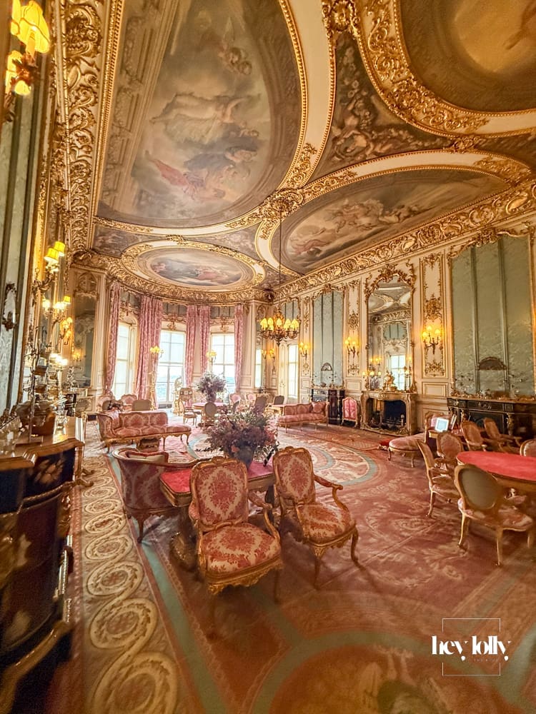 Decorative interior detail inside Belvoir Castle