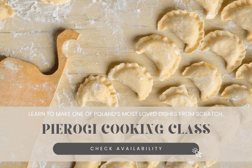 Pierogi cooking class in Krakow food experience
