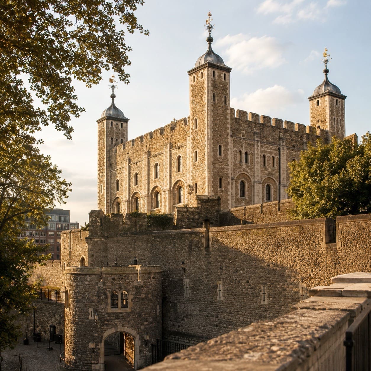 Tower of London and historic stone walls, one of the best London tours for first-time visitors