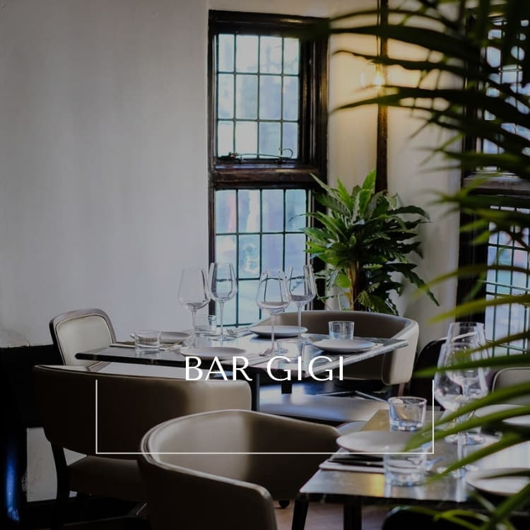 Italian small plates and wine inside Bar Gigi restaurant Nottingham