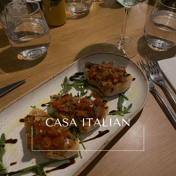 Italian seafood and elegant celebration dining at Casa Nottingham