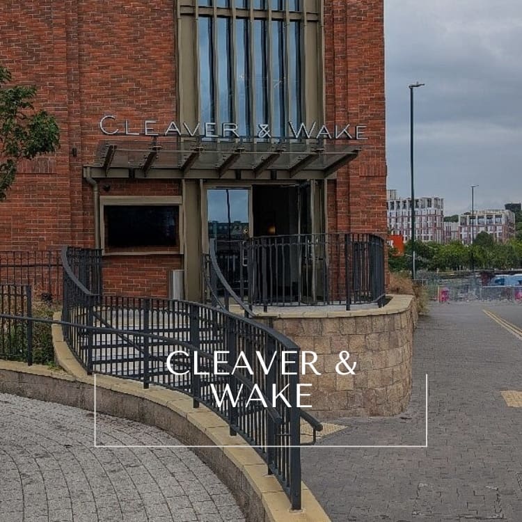 Elegant cocktails and modern fine dining interior at Cleaver and Wake Nottingham