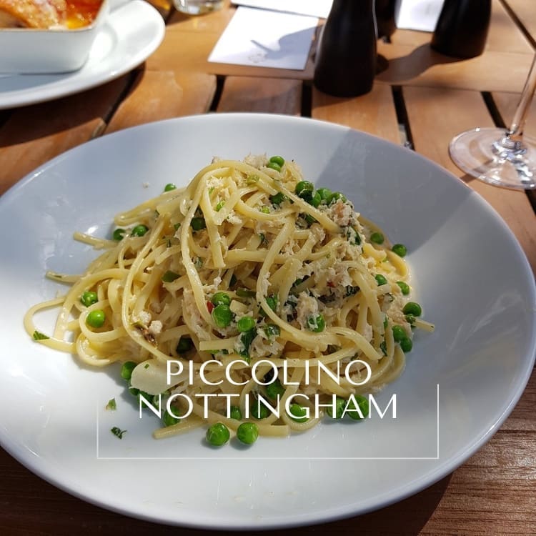 Italian restaurant dining and cocktails at Piccolino Nottingham