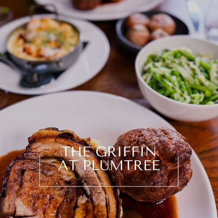 Sunday roast and cosy countryside pub dining at The Griffin at Plumtree