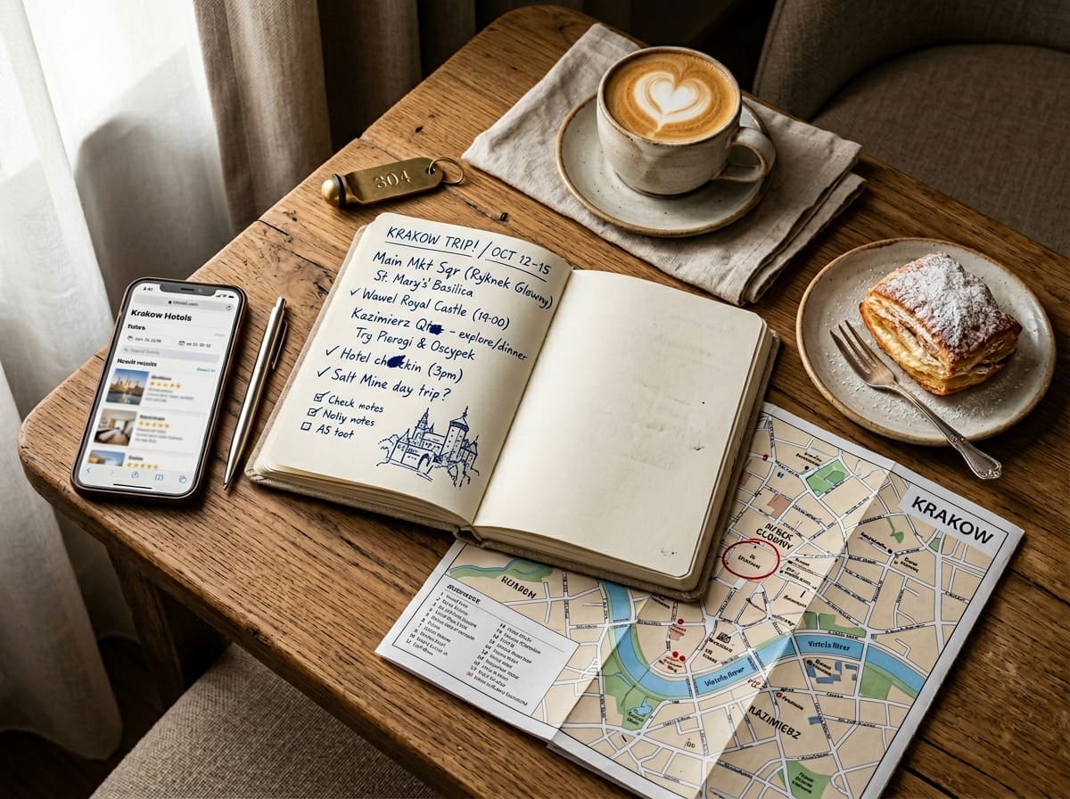 Krakow travel guide planning image for tours and day trips